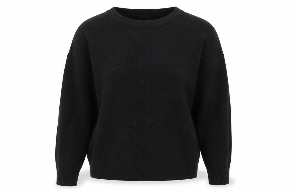 Brave Soul Womens Black   Pullover Sweatshirt Size S