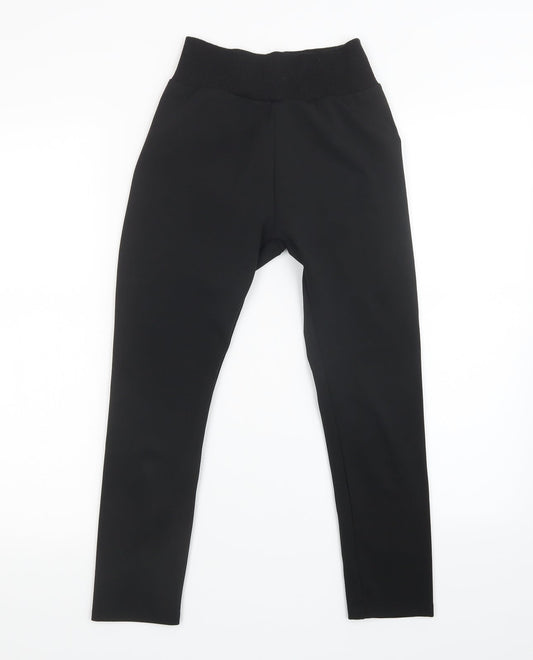 PRETTYLITTLETHING Womens Black   Sweatpants Trousers Size 6 L22 in