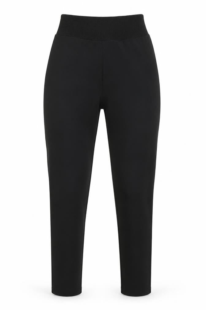 PRETTYLITTLETHING Womens Black   Sweatpants Trousers Size 6 L22 in