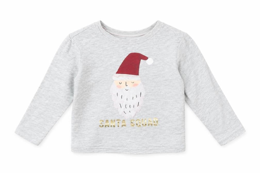 Primark Girls Grey   Pullover Sweatshirt Size 2-3 Years  - Christmas