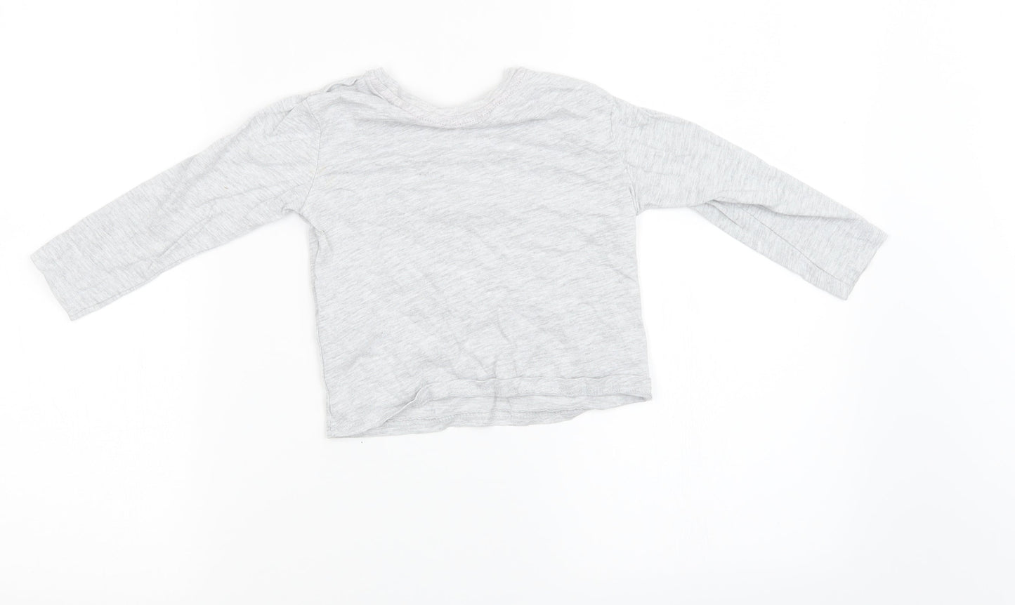 Primark Girls Grey   Pullover Sweatshirt Size 2-3 Years  - Christmas