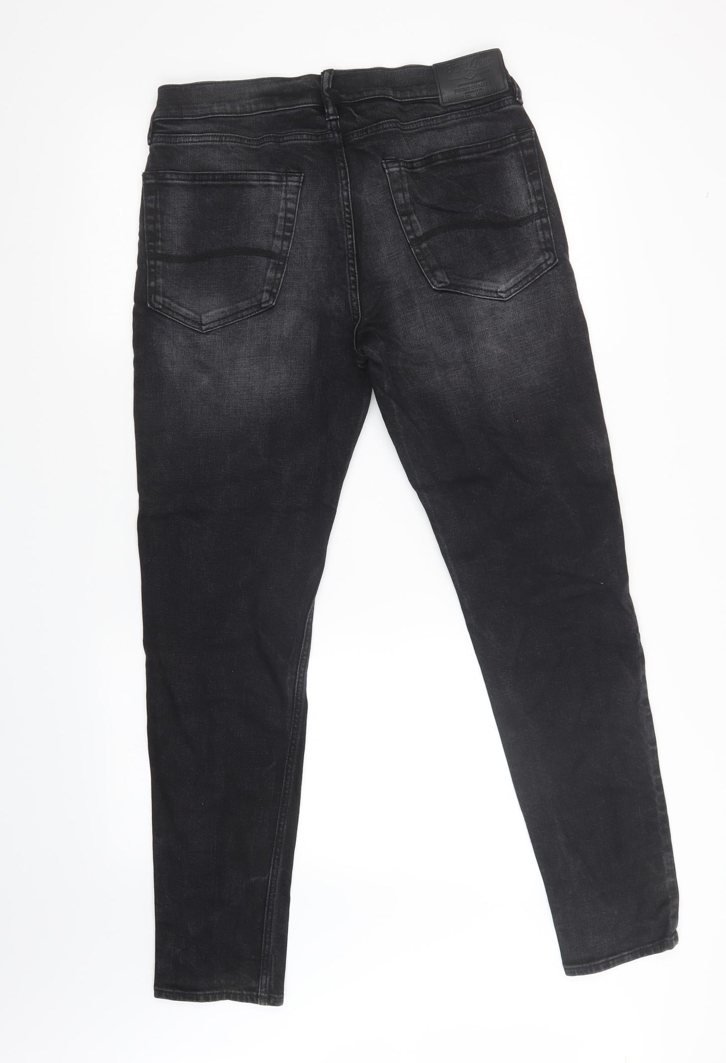 Marks and Spencer Womens Black   Straight Jeans Size 32 L31 in