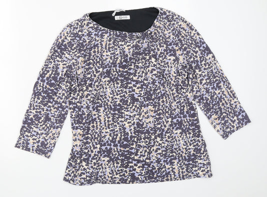 Marks and Spencer Womens Purple   Basic T-Shirt Size 14