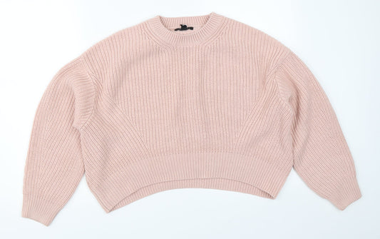 New Look Womens Pink   Pullover Jumper Size S