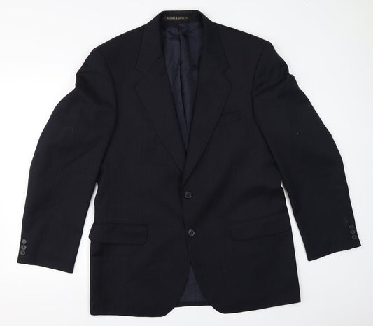 Marks and Spencer Mens Blue   Jacket Blazer Size 40