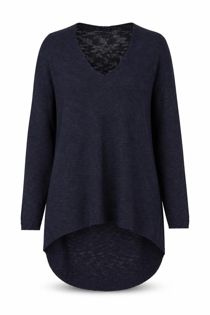 Vouley Vous Womens Blue   Tunic Jumper Size S
