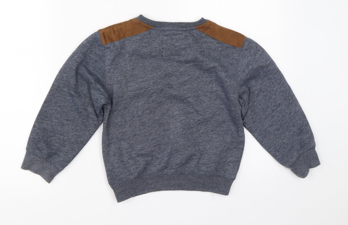 Rebel Boys Blue   Pullover Sweatshirt Size 5-6 Years