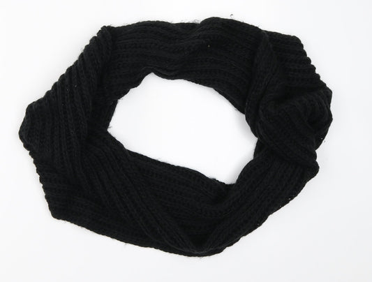 Preworn Womens Black    Scarf