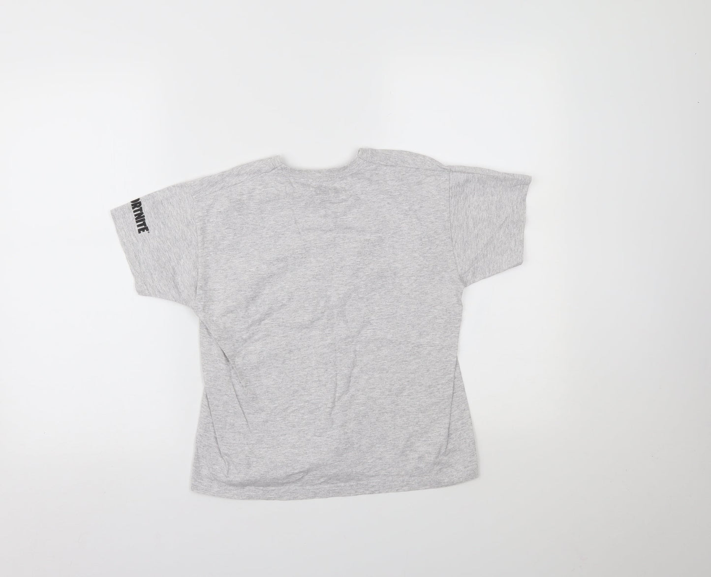 Matalan Boys Grey   Pullover T-Shirt Size S  - FORTNITE