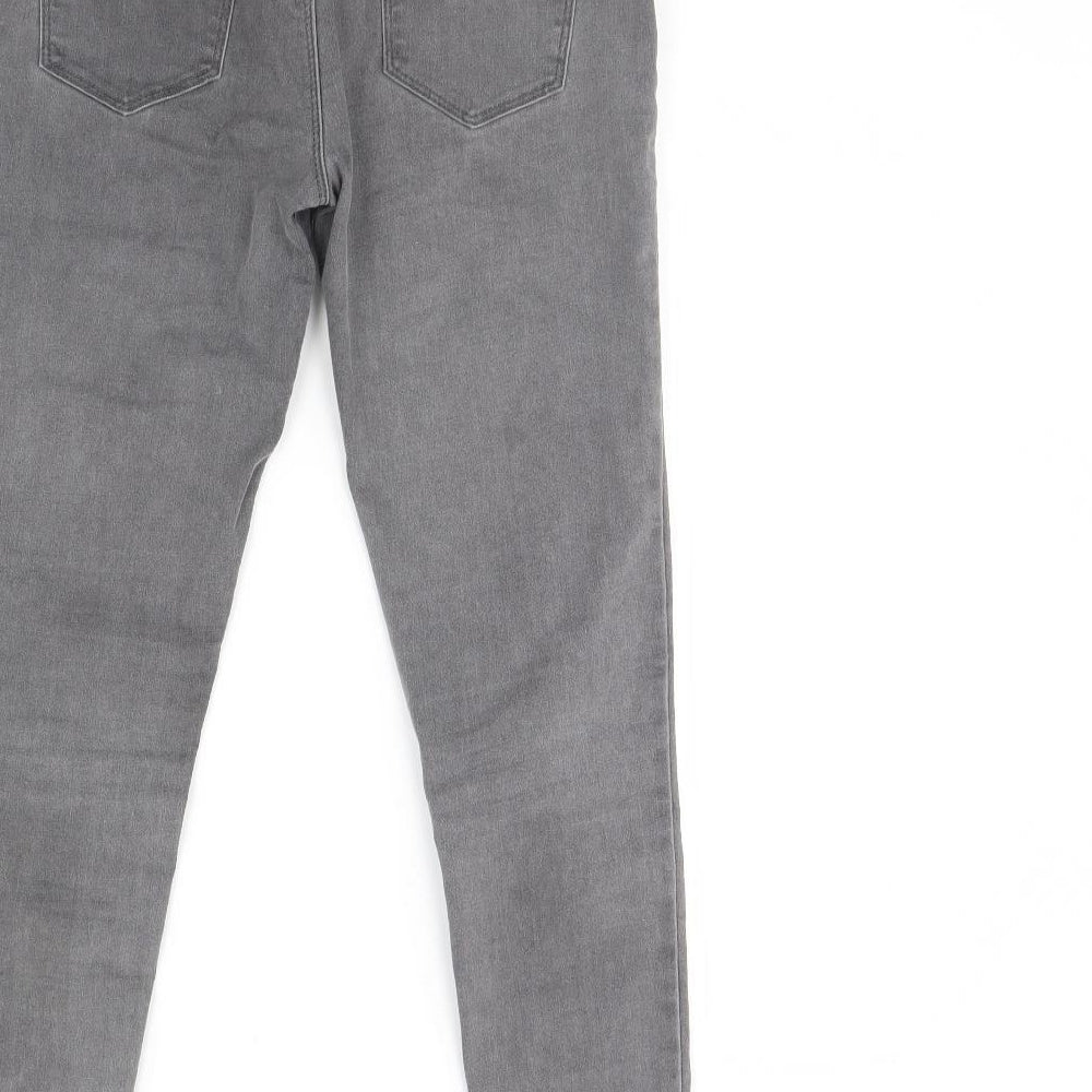 Denim & Co. Girls Grey  Denim Skinny Jeans Size 11 Years
