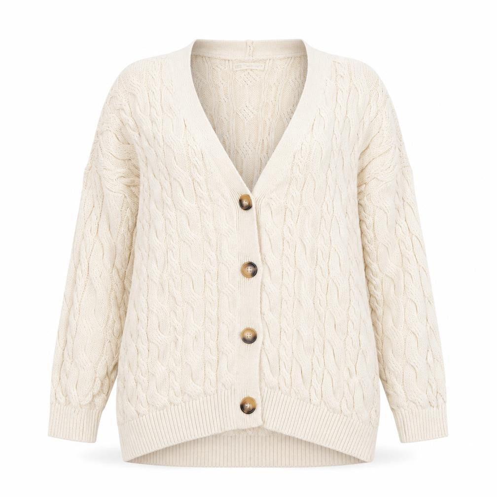 STR Womens Ivory   Cardigan Jumper Size M