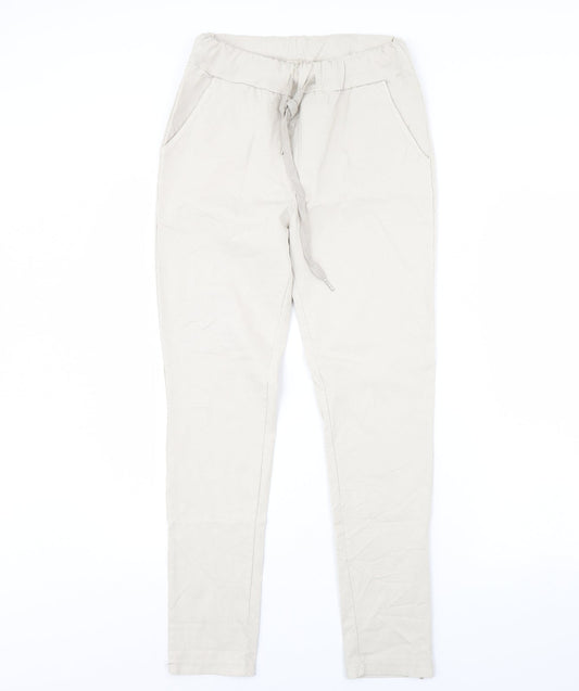 Preworn Womens Beige   Trousers  Size 28 in L29 in