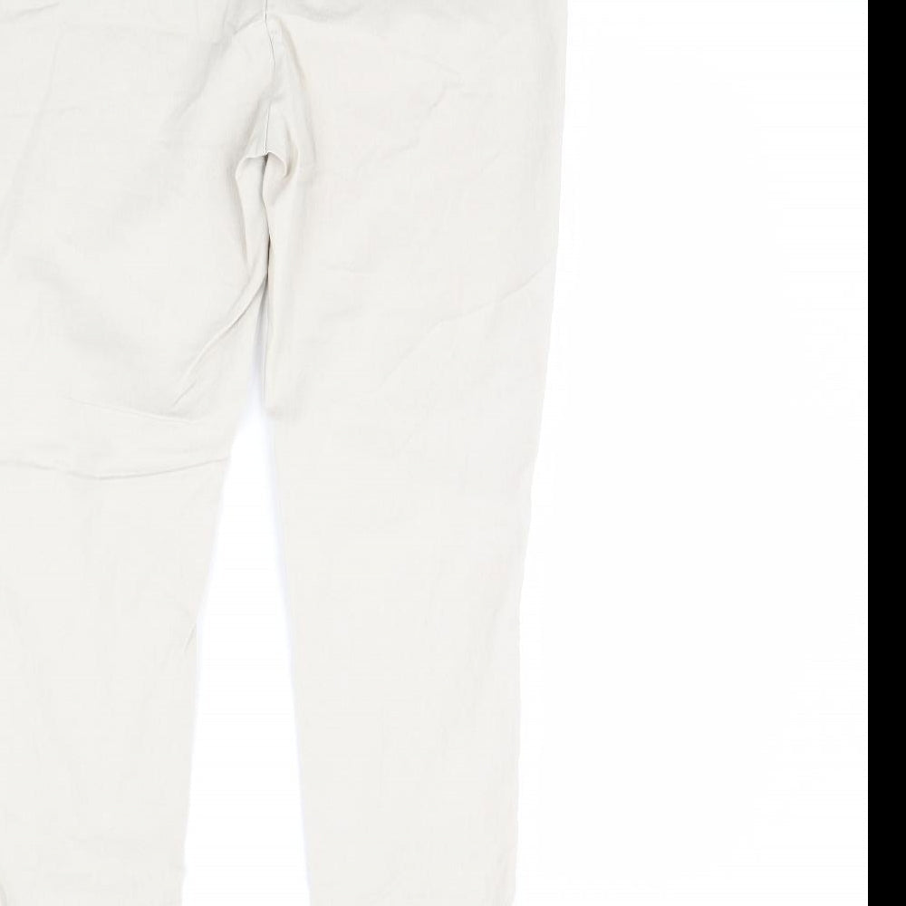 Preworn Womens Beige   Trousers  Size 28 in L29 in