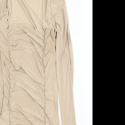 Womens Beige   Bodycon  Size 6