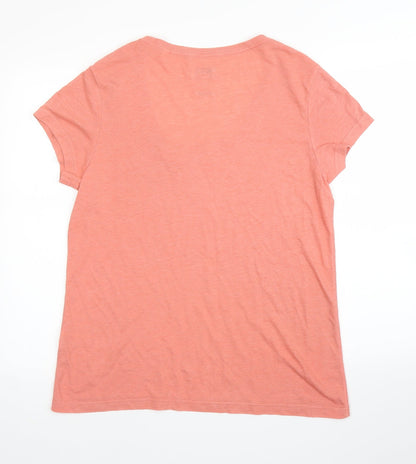 Jack Wills Womens Pink   Basic T-Shirt Size 4