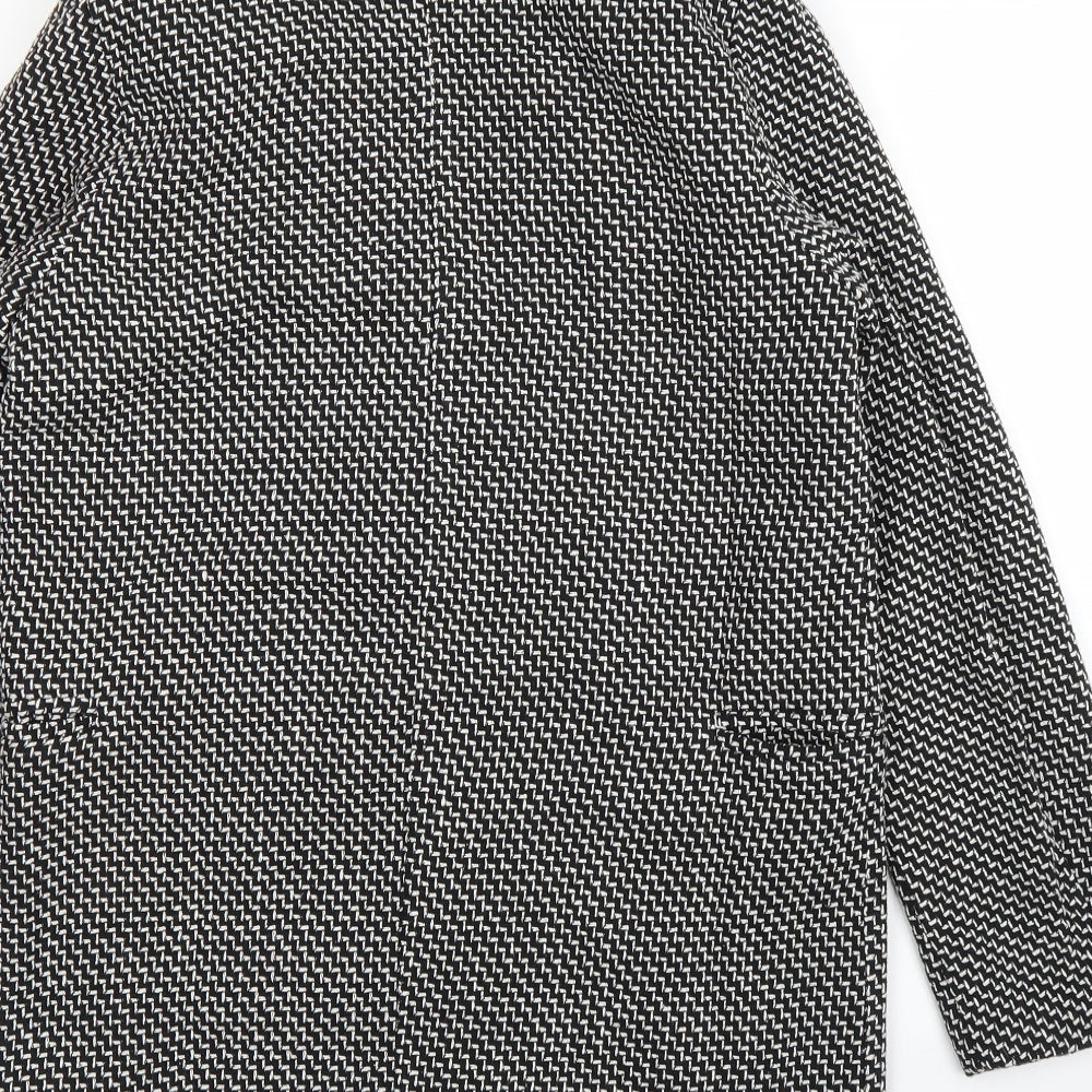 Preworn Womens Black   Overcoat Coat Size M
