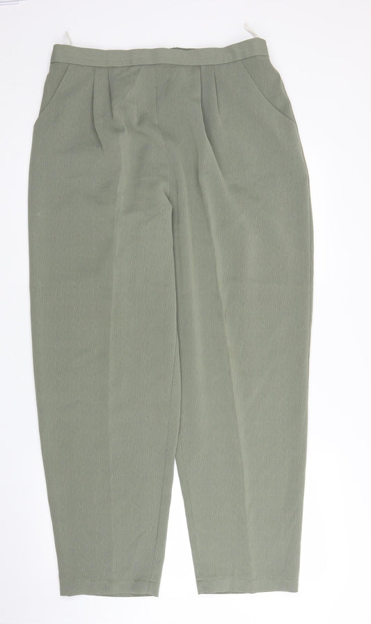 Design Essentials Womens Green   Capri Trousers Size 20 L26 in