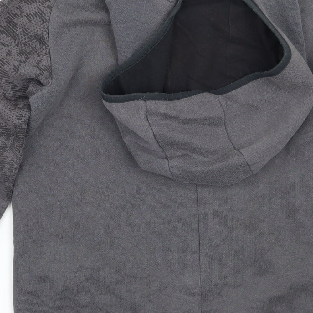DECATHLON Girls Grey   Pullover Hoodie Size 10 Years