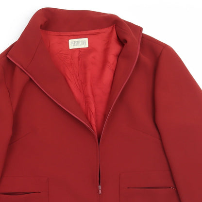 Peaspectiva Womens Red   Jacket Coat Size 14