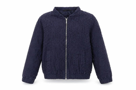 George Girls Blue Floral  Jacket  Size 9-10 Years