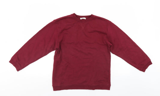 George Boys Red   Pullover Sweatshirt Size 11-12 Years