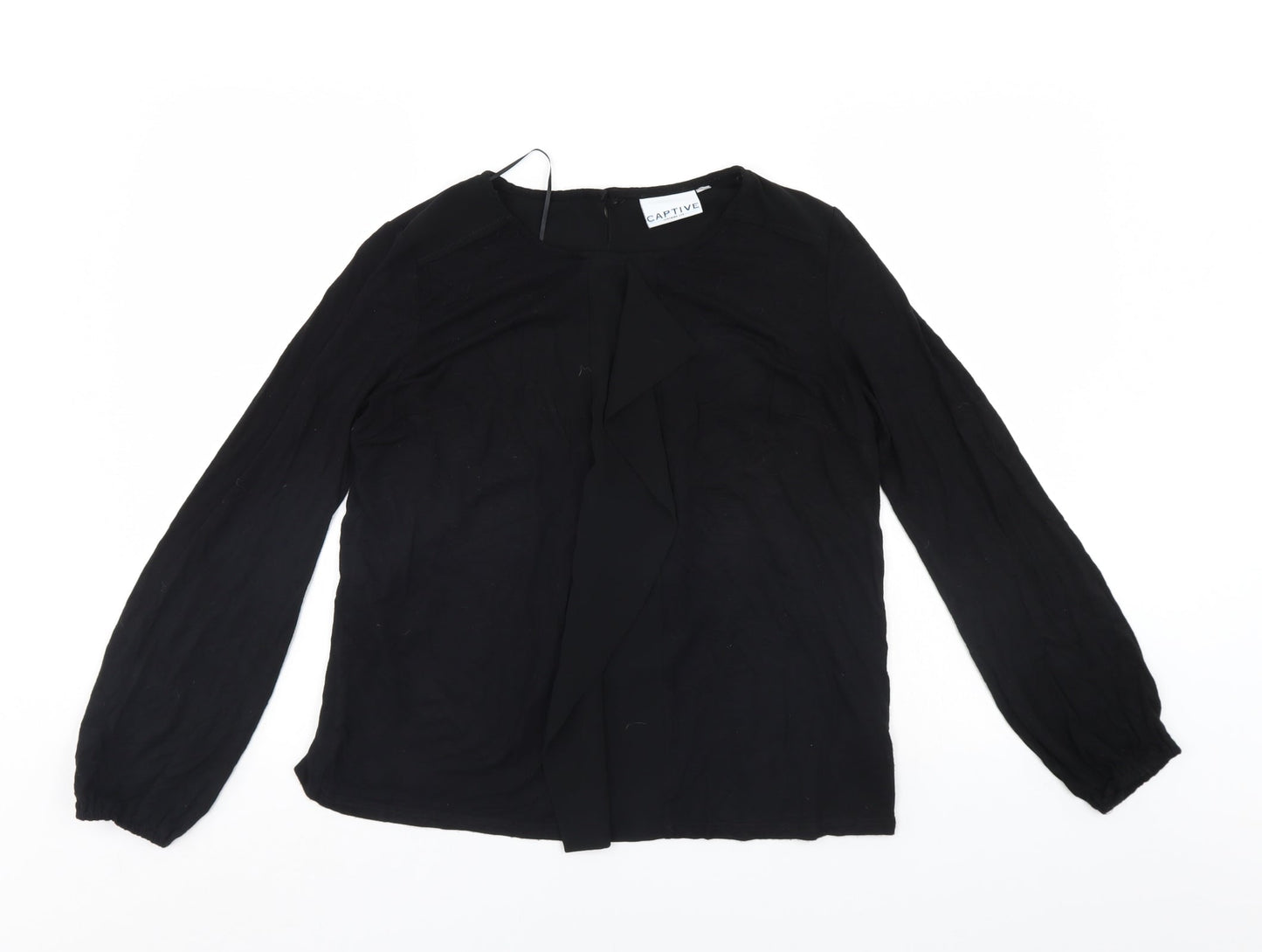 Captive Womens Black   Basic Blouse Size 12