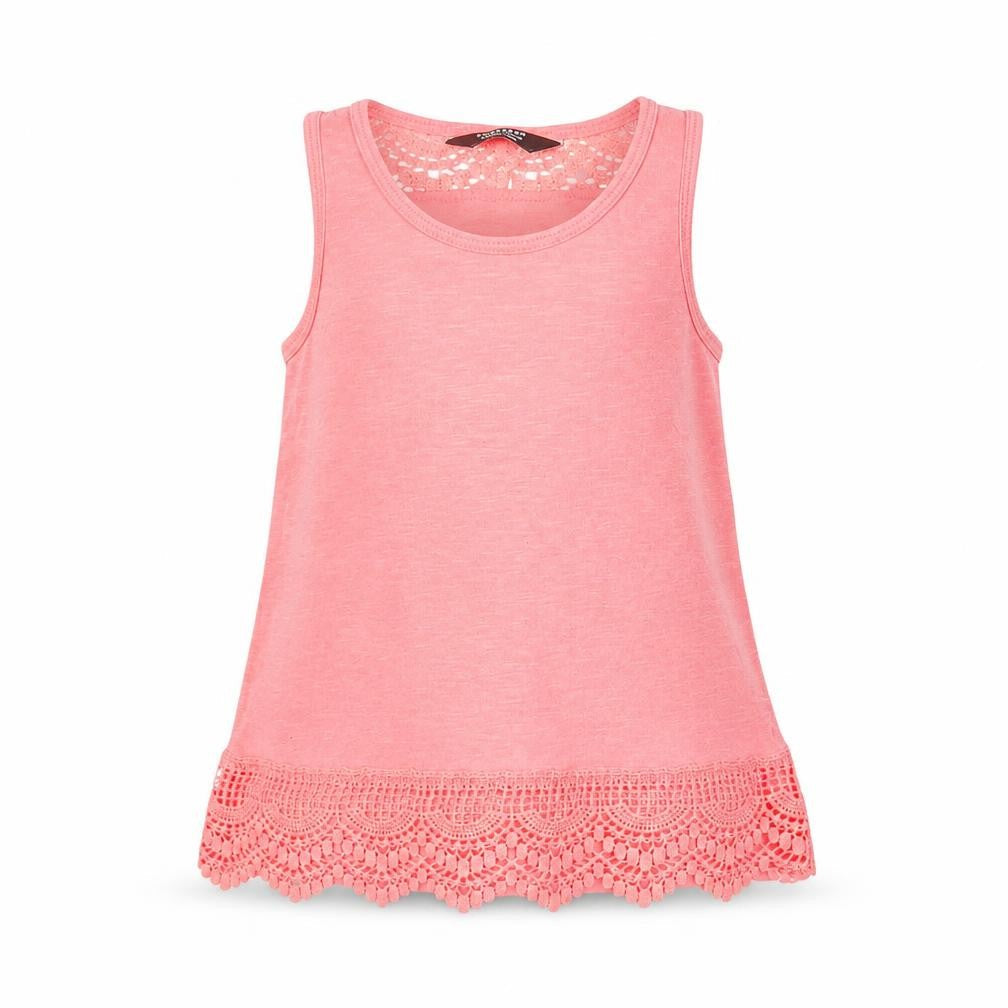 Primark Girls Pink   Basic Tank Size 7-8 Years