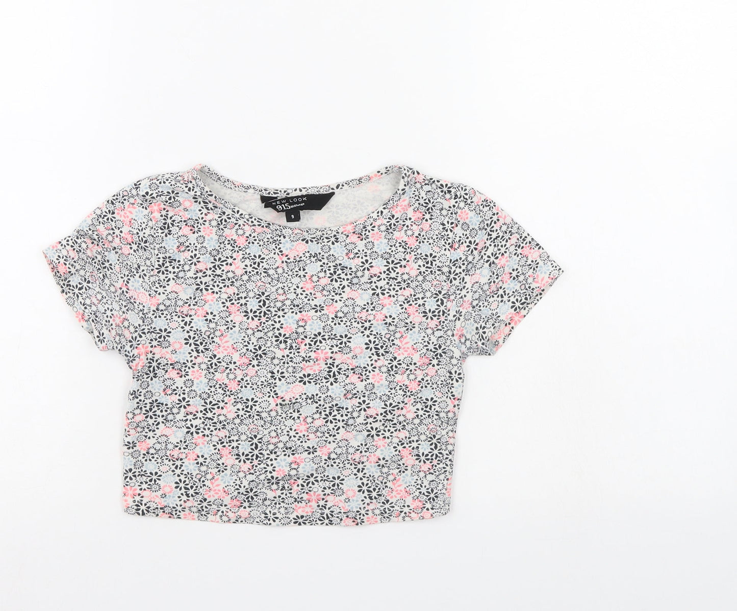 New Look Girls Multicoloured Floral  Camisole T-Shirt Size 9 Years