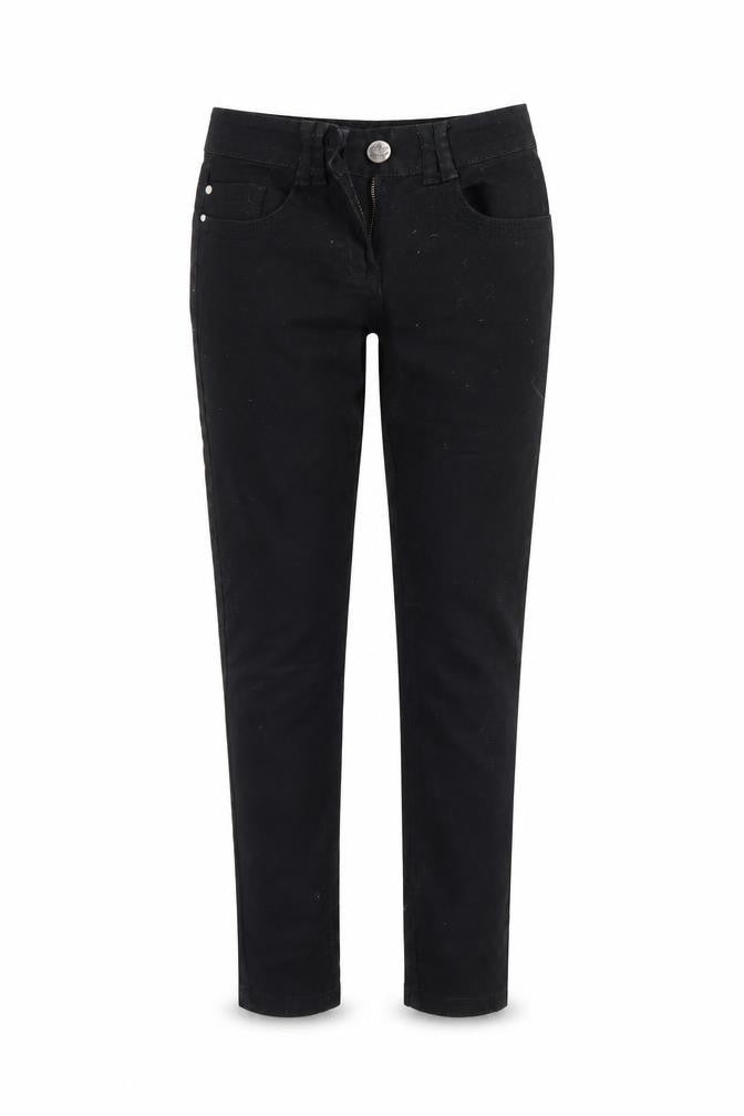 Cherokee Girls Black  Denim Straight Jeans Size 10-11 Years