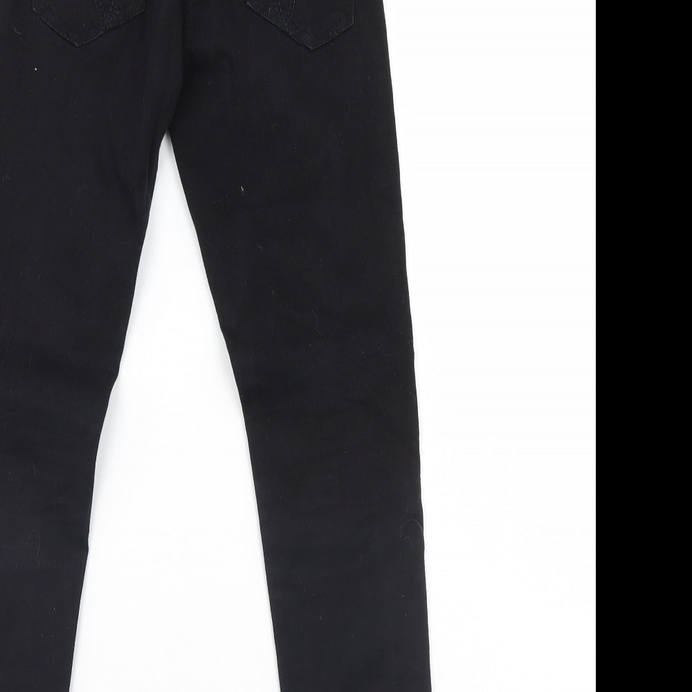 Cherokee Girls Black  Denim Straight Jeans Size 10-11 Years