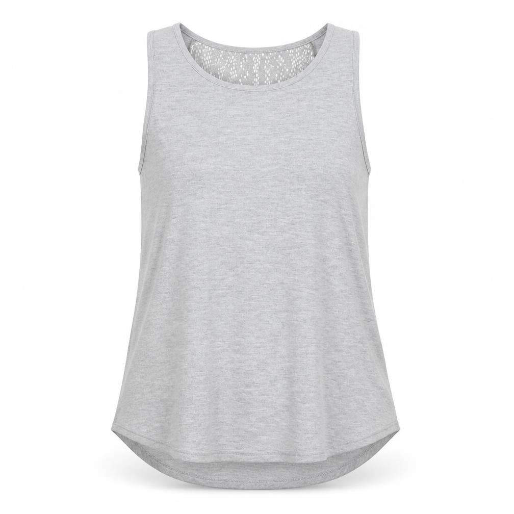 VERO MODA Womens Grey   Basic Tank Size S