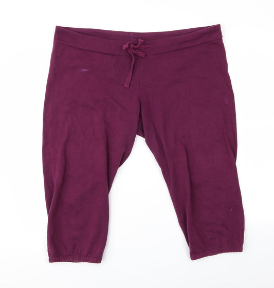 Preworn Womens Purple   Sweatpants Trousers  L26 in