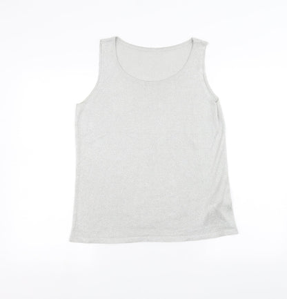 Marks & Spencer Womens Grey   Basic T-Shirt Size 12