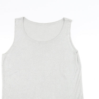 Marks & Spencer Womens Grey   Basic T-Shirt Size 12