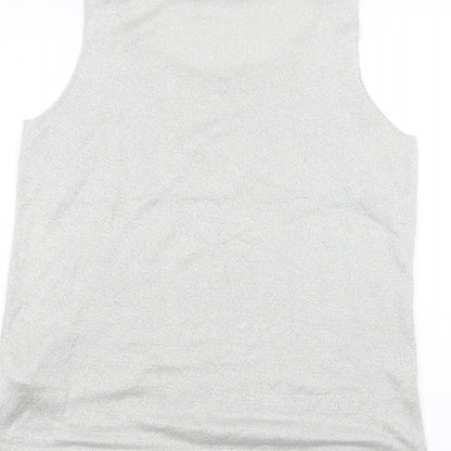 Marks & Spencer Womens Grey   Basic T-Shirt Size 12