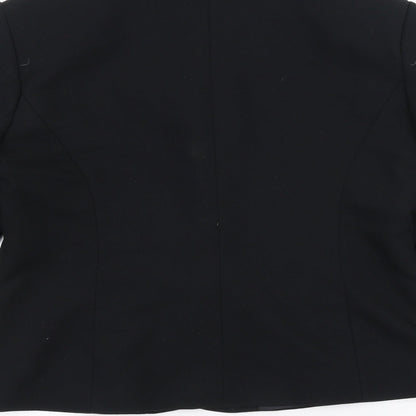 Brand and care label for Mackays Black Jacket, size 12