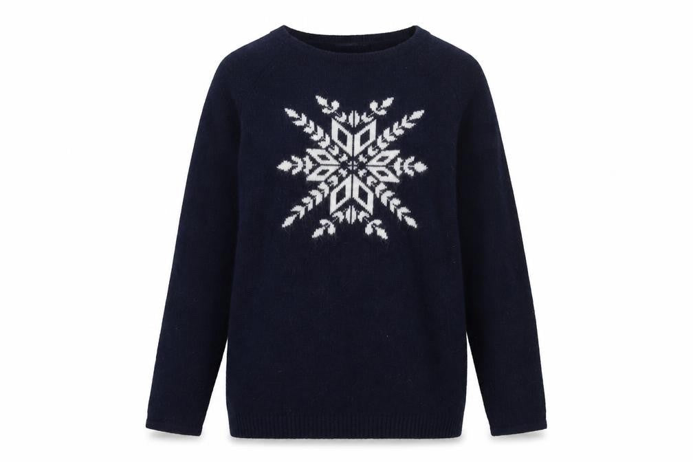 Illustrated People Womens Blue   Pullover Jumper Size S