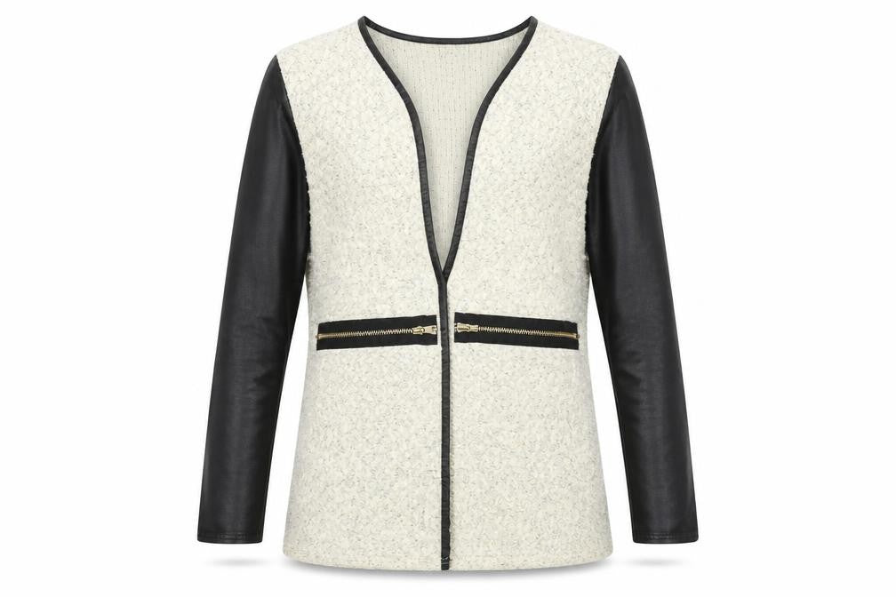 Sophia Mirza Womens White   Jacket Coatigan Size M