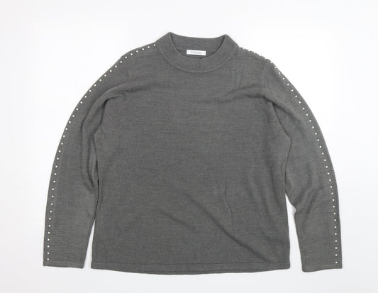 M&S Womens Grey   Pullover Jumper Size 18
