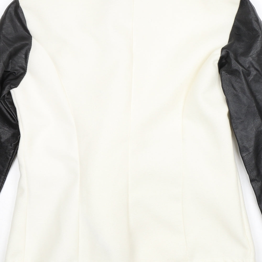 Quiz Womens White   Jacket  Size 8