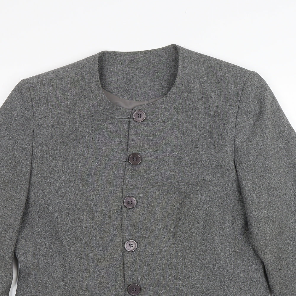 Compliments Womens Grey   Jacket  Size 12