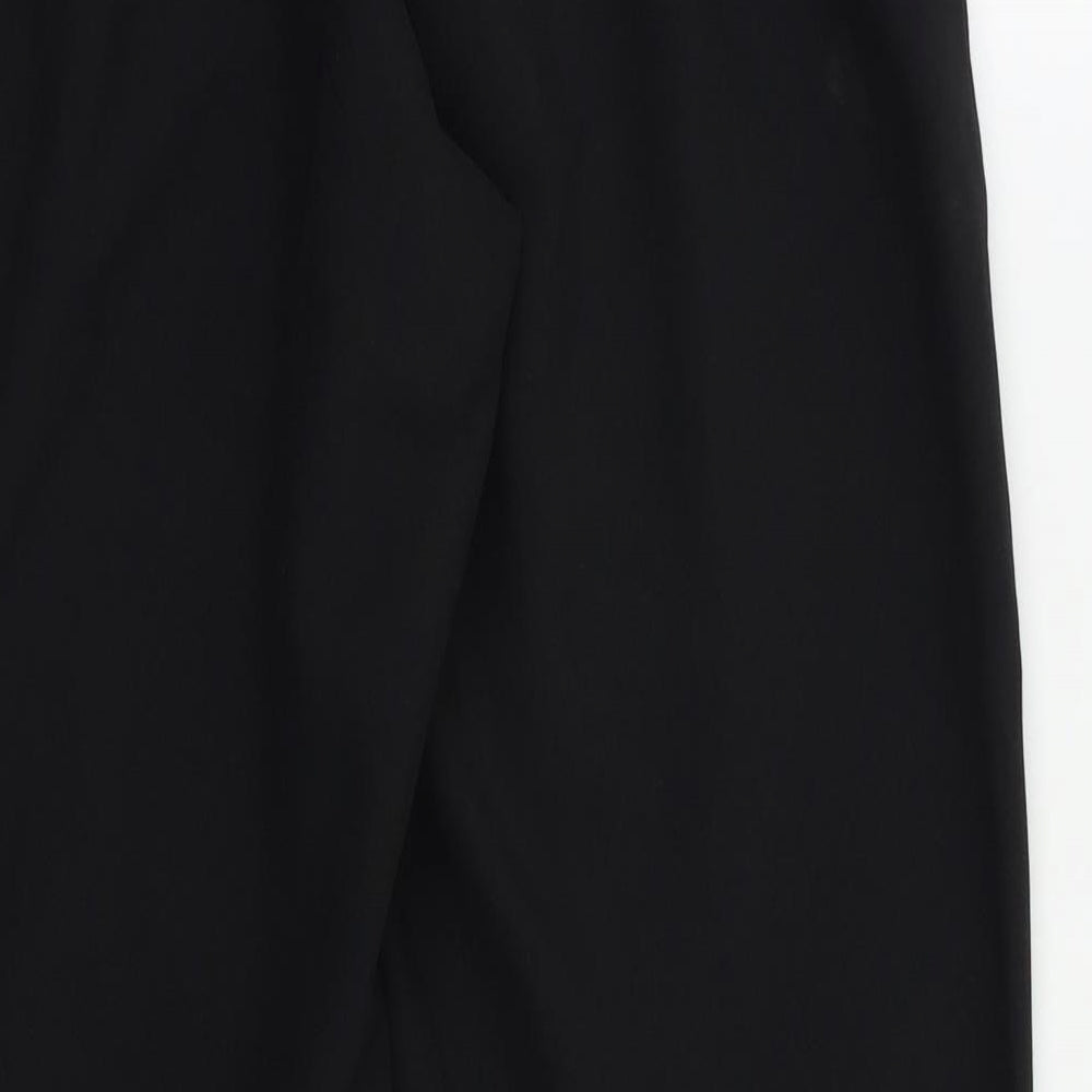 Preworn Womens Black   Trousers  Size 12 L27 in