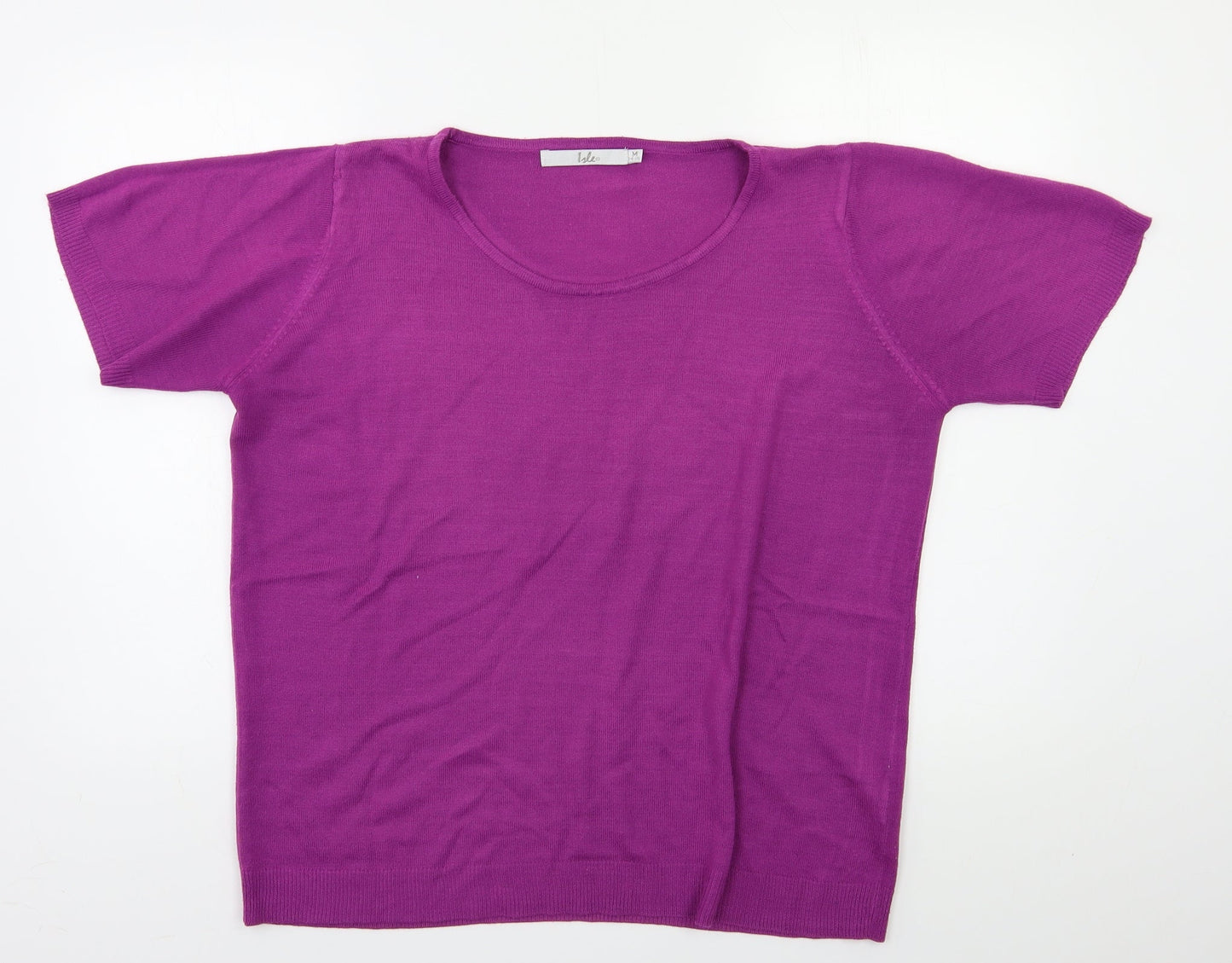 Isle Womens Purple   Pullover Jumper Size M