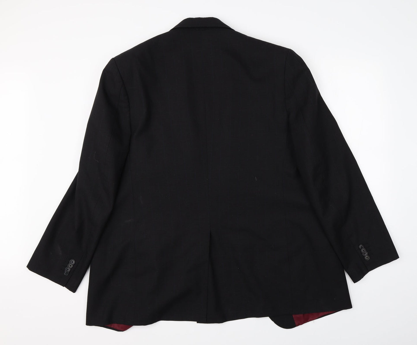 Syed Bawkher & Co Mens Black   Jacket Suit Jacket Size 38