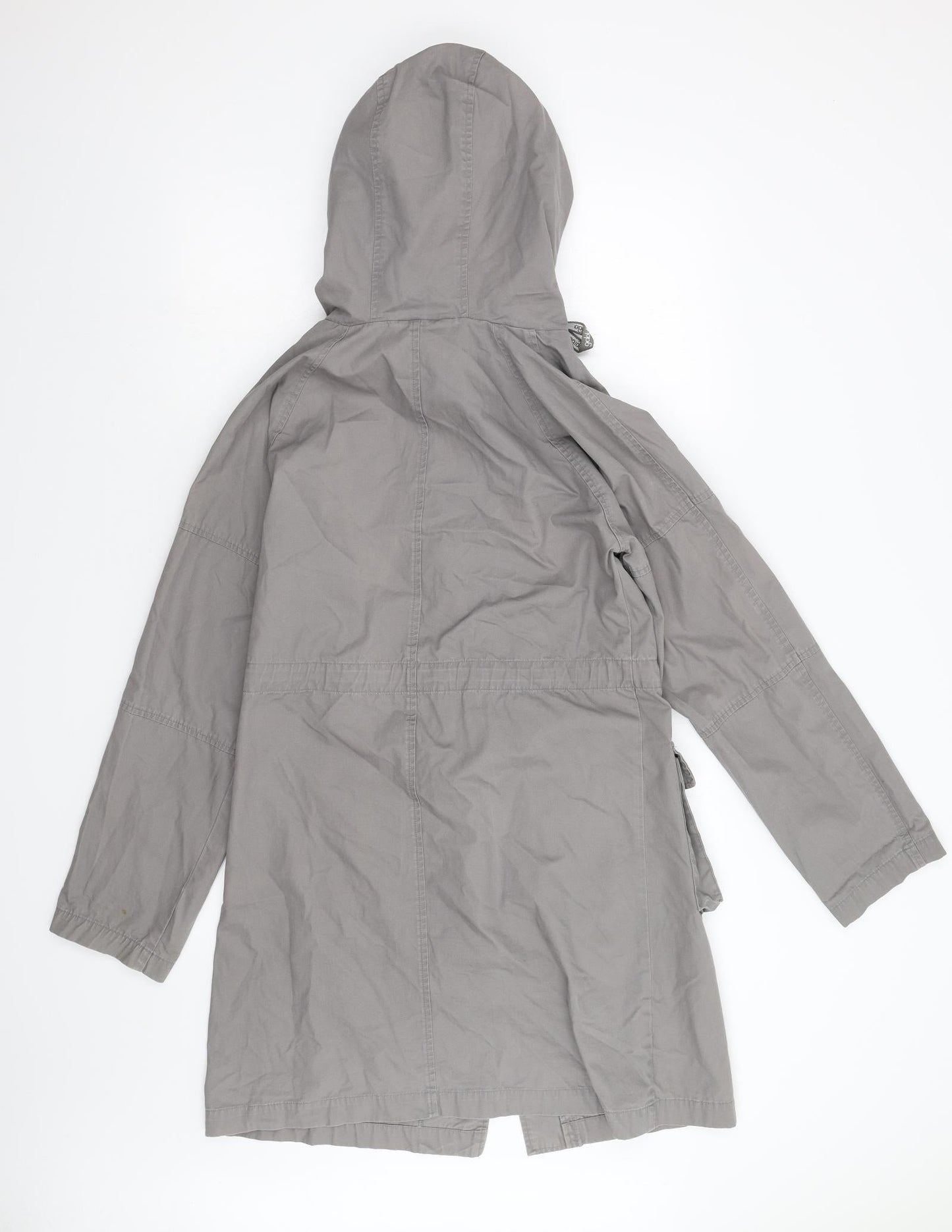 Golddigga Womens Grey   Overcoat Coat Size M