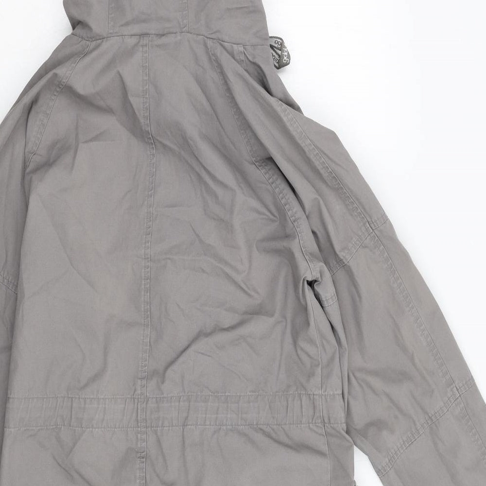 Golddigga Womens Grey   Overcoat Coat Size M