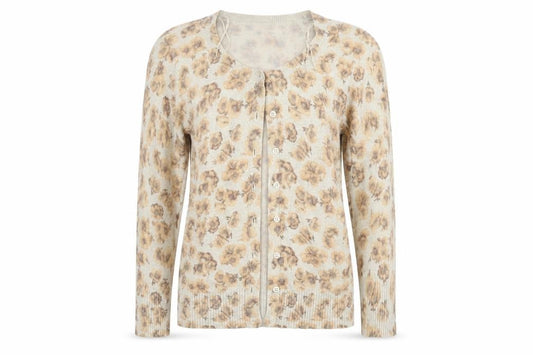 Topshop Womens Brown  Knit Cardigan Jumper Size 12