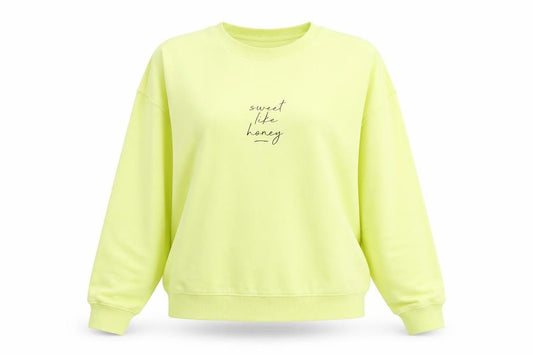 New Look Womens Yellow   Pullover Sweatshirt Size M