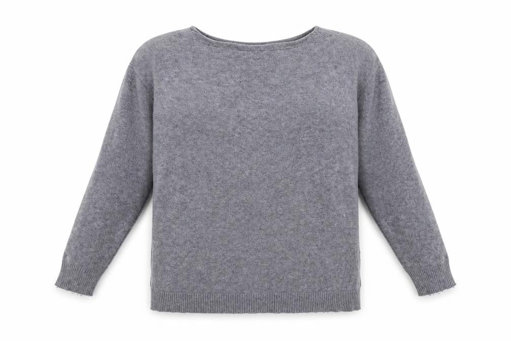 Preworn Womens Grey  Knit Pullover Jumper Size L