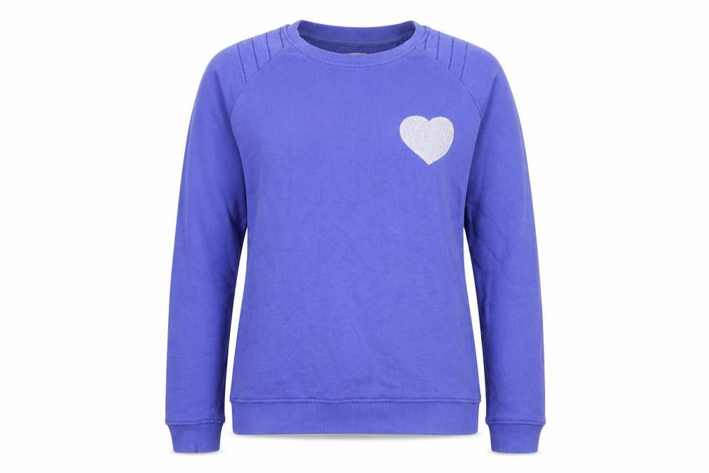 Karssan Womens Blue   Pullover Sweatshirt Size XS